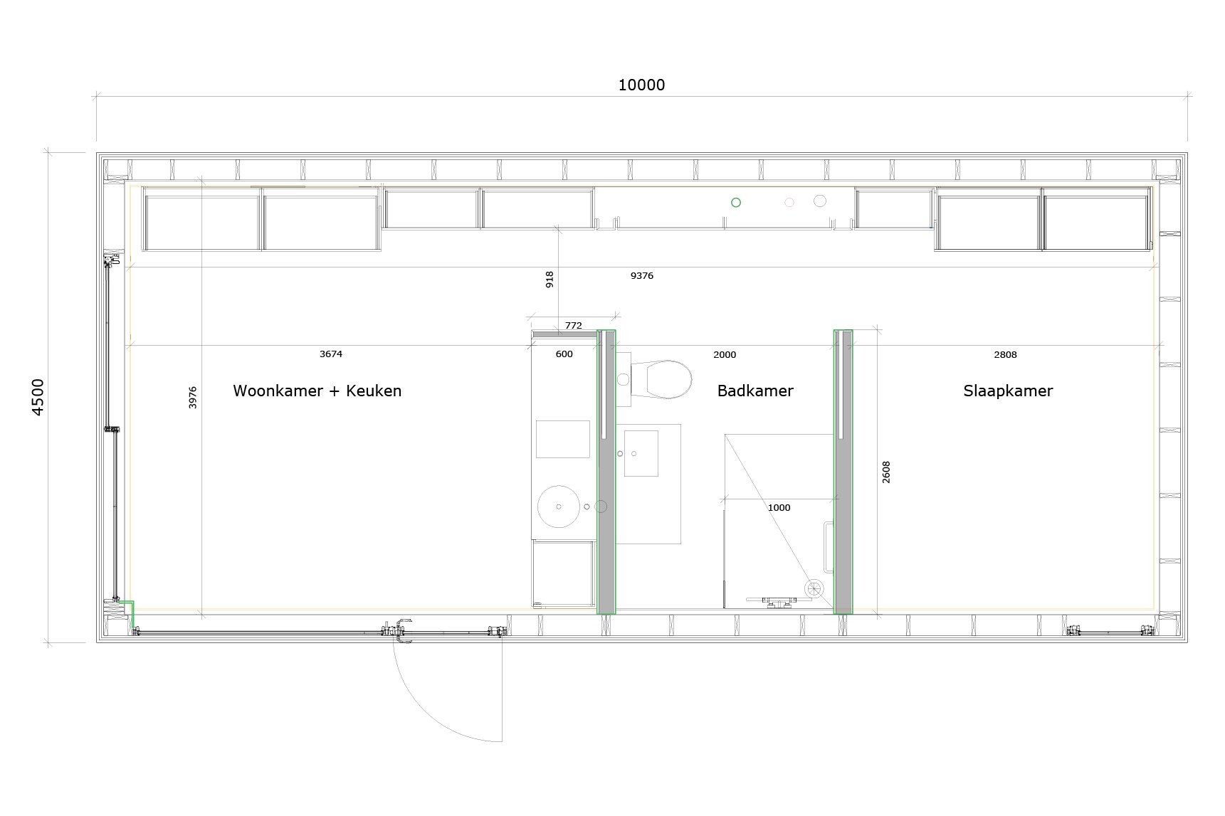 Cango - Stoffels - Grondplan - Afmetingen copy